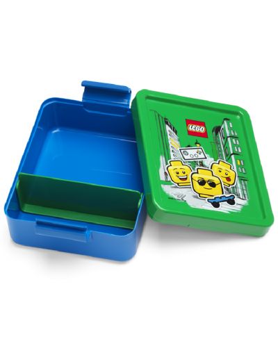 Set sticla si cutie pentru mancare Lego Iconic Lunch - Albastru - 2