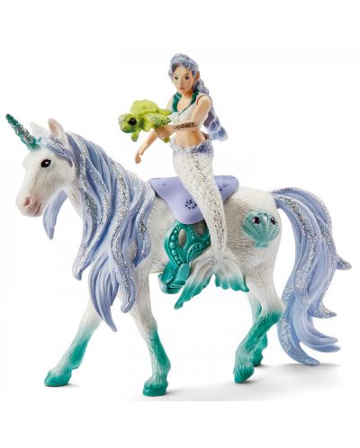 Figurina Schleich Bayala - Sirena cu unicorn de mare - 1
