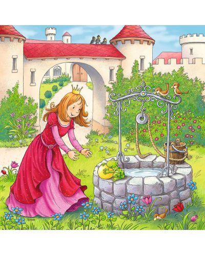 Puzzle Ravensburger de 3 x 49 piese -  Rapunzel, Scufita Rosie, Printul fermecat - 4