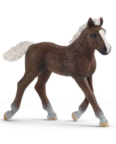 Figurina Schleich Farm World Horses - Calut Black Forest cu coama alba - 1