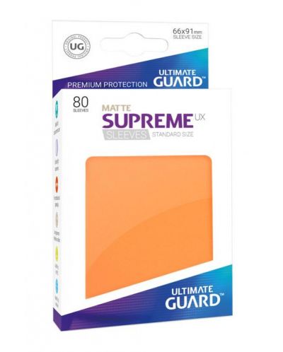 Protectii Ultimate Guard Supreme UX Sleeves - Standard Size - portocaliu (80) - 1