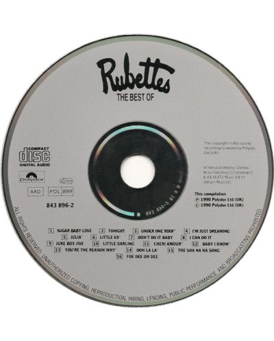The Rubettes - The Best Of (CD) - 2