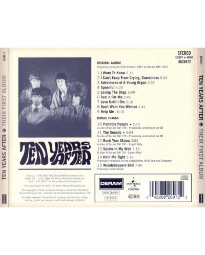 Ten Years After - Ten Years After - (CD) - 2