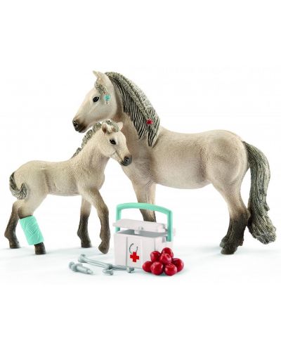 Set figurine Schleich Horse Club - Primul ajutor pentru Hannah - 1
