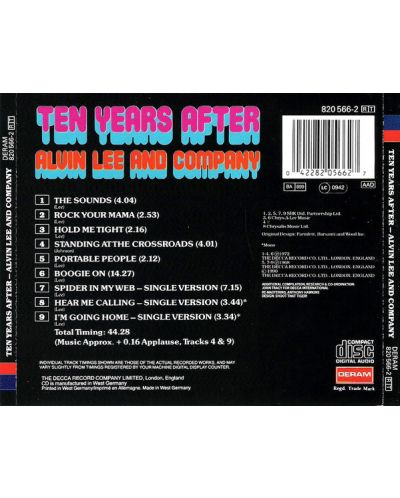Ten Years After - Alvin Lee and Company - (CD) - 2