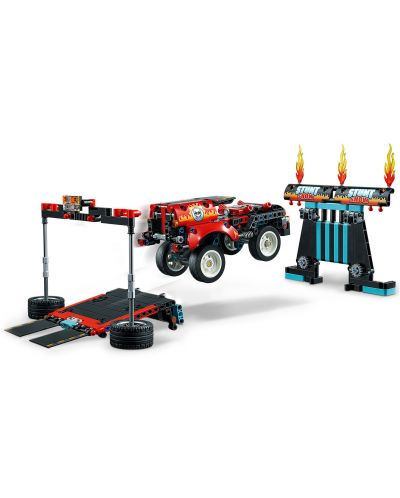 Constructor Lego Technic - Camion si motocicleta pentru cascadorii (42106) - 7