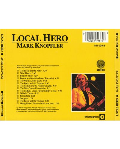 Mark Knopfler - Music From Local Hero (CD) - 3