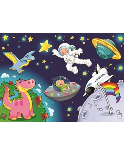 Puzzle Art Puzzle 2 in 1 - Astronautul si Bebelusul Pegas - 2