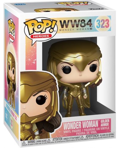 Figurina Funko POP! Heroes: Wonder Woman 1984 - Wonder Woman Golden Armor, #323 - 2