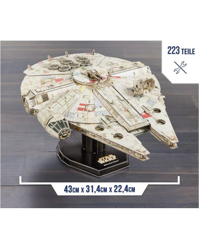 Puzzle 4D Spin Master 223 piese - Star Wars: Millennium Falcon - 5