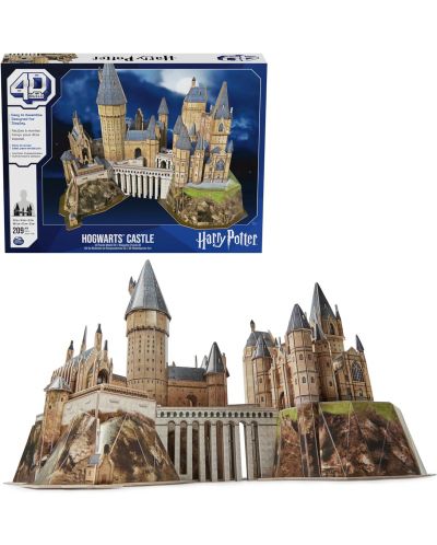 Spin Master 209 piese Puzzle 4D - Castelul Hogwarts - 2
