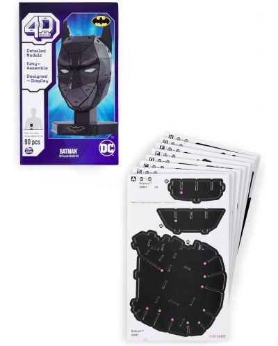 Puzzle 4D Spin Master от 90 части - DC Comics: Batman Mask - 4