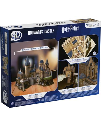 Spin Master 209 piese Puzzle 4D - Castelul Hogwarts - 3
