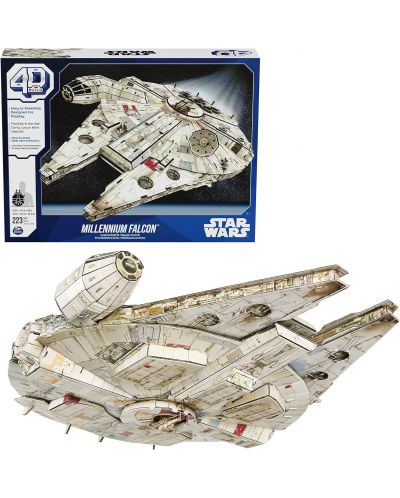 Puzzle 4D Spin Master 223 piese - Star Wars: Millennium Falcon - 2