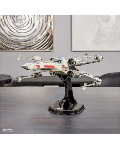 Puzzle 4D Spin Master 160 de piese - Războiul Stelelor: T-65 X-Wing Starfighter  - 8