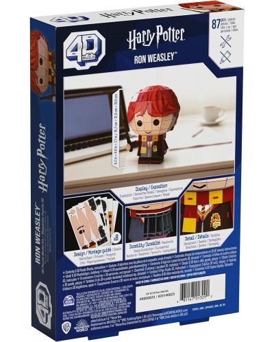 Puzzle 4D 87 Piece Spin Master - Ron Weasley  - 4