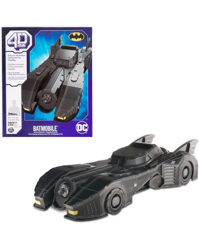 Puzzle 4D Spin Master 202 piese - DC Comics: Retro Batmobile  - 3
