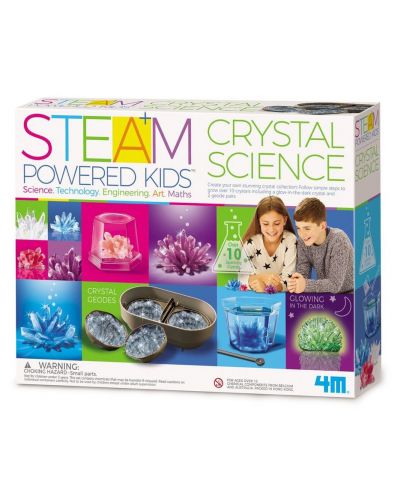 4M Kit creativ cu aburi pentru copii - Știința cristalelor  - 1