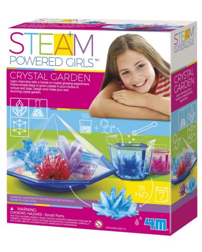 Set creativ 4M Steam Powered Girls - Fă-o singura, O grădină de cristale - 1