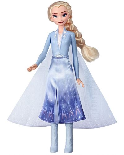 Papusa Hasbro Frozen 2 - Elsa intr- rochie stralucitoare - 2