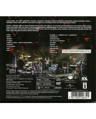 Imagine Dragons - Smoke + Mirrors Live (CD + DVD) - 2