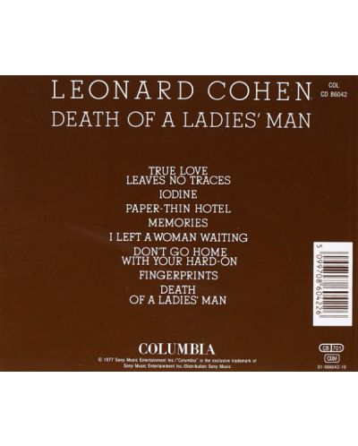 Leonard Cohen - Death Of A Ladies' Man (CD) - 2