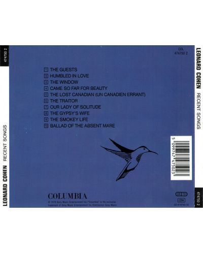 Leonard Cohen - Recent Songs (CD) - 2