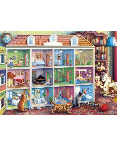 Puzzle Gibsons de 1000 piese - Curious Kittens - 2