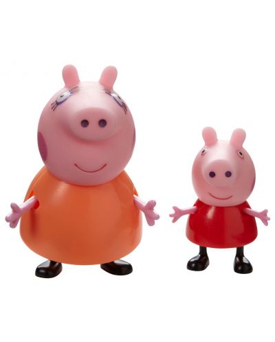 Set de figurine Peppa Pig - 2 figurine cu decor, asortiment - 6