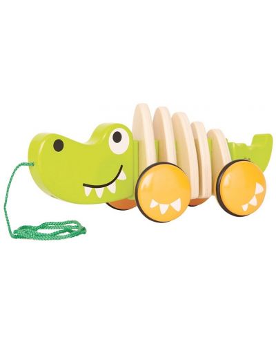 Jucarie pentru copii Hape - Crocodil, de tras - 1