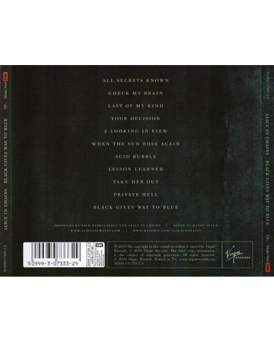 Alice in Chains - Black GIVES Way To blue (CD) - 2
