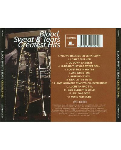 Blood, Sweat & Tears - Greatest Hits (CD) - 3