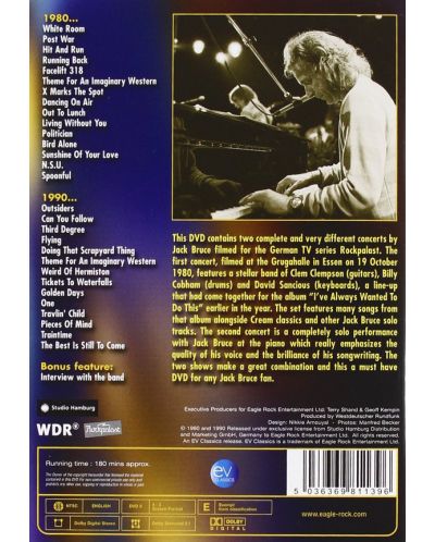 Jack Bruce - Golden Days (DVD) - 2