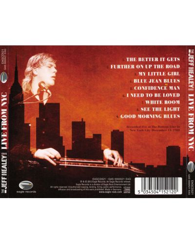 The Jeff Healey Band - Live From Nyc (CD) - 2