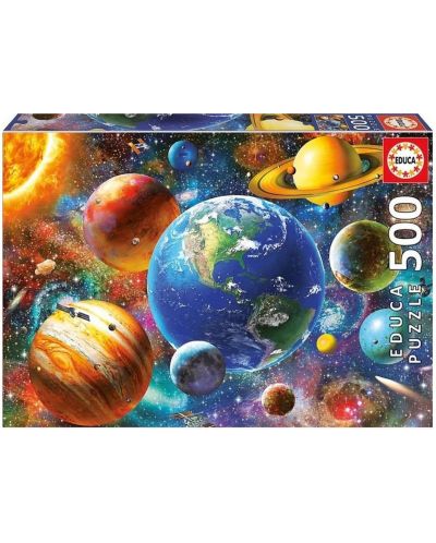 Puzzle Educa de 500 piese - Sistemul solar - 1