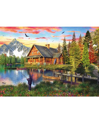 Puzzle Schmidt de 500 piese - Fishing At The Lake - 2