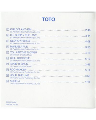 TOTO - TOTO (CD) - 3