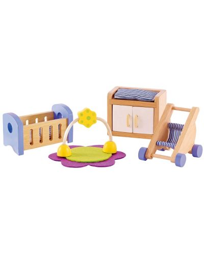 Set mini mobilier din lemn Hape - Mobilier pentru camera bebelusului - 3