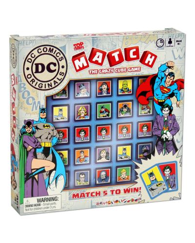 Joc cu carti si cuburi Top Trumps Match - DC Comics - 4