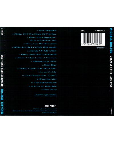 Michael Bolton - Greatest Hits 1985 - 1995 (CD) - 2