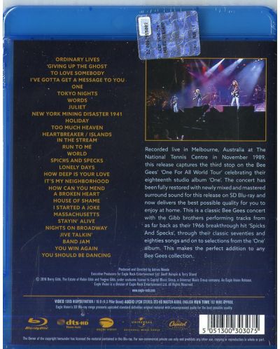 Bee Gees - One For All Tour: Live In Australia 1989 (Blu-Ray)	 - 2