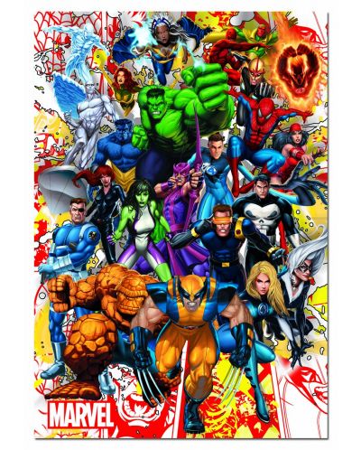 Puzzle  Educa de 500 piese - Marvel Heroes - 2