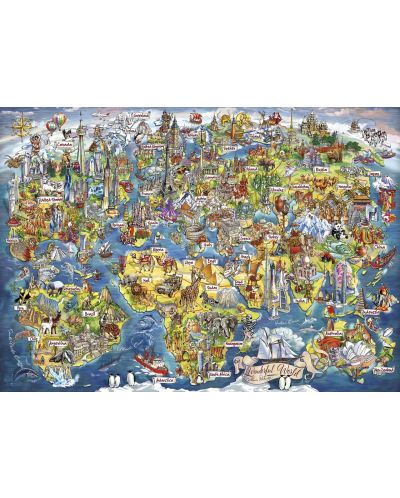 Puzzle  Gibsons de 1000 piese - Wonderful World - 2