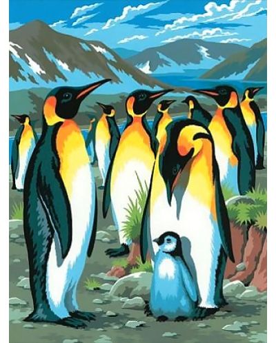 Set creativ de desen KSG Crafts - Capodopera, Pinguini - 2