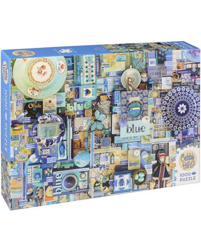 Puzzle Cobble Hill de 1000 piese - Albastru, Shely Davis - 1