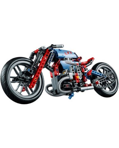 Constructor LEGO Technic - Motocicletă și motor retro 2 în 1