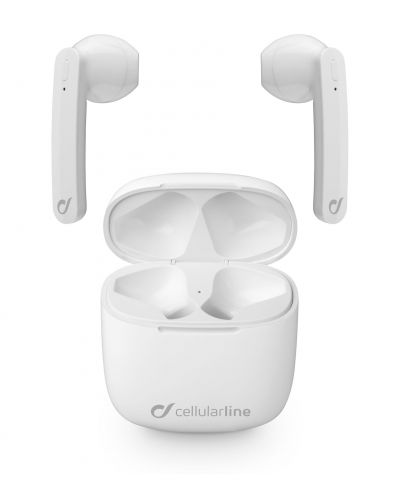 Casti Cellularline - Aries, true wireless, albe - 1