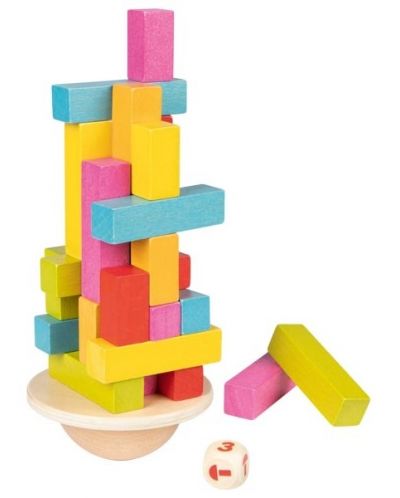 Joc de echilibrare din lemn Goki - Dancing Tower - 1