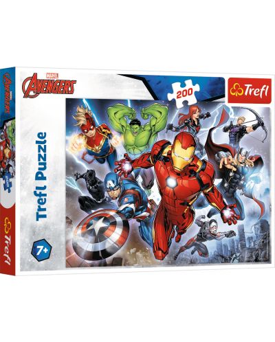 Puzzle Trefl de 200 piese - Mighty Avengers - 1