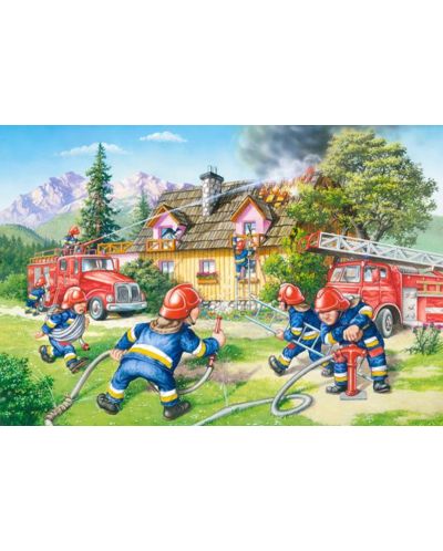 Puzzle Castorland de 40 XXL piese - Pompieri - 2